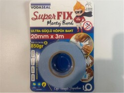 Vodaseal Super Fıx Köpük Bant 20mmX3m (Metal-Cam-Plastik-Ahşap) - 1
