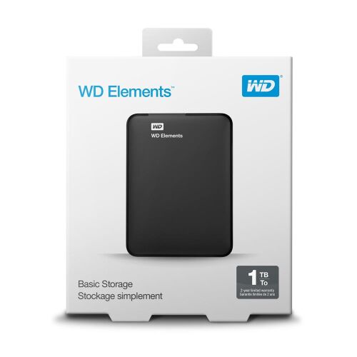 Wd 1TB 2.5 Usb3.0 Wdbuzg0010Bbk Elements Siyah Harici Harddisk - WESTERN DIGITAL