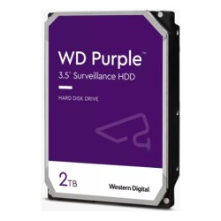 Wd 2Tb Purple WD23PURZ 3.5¨ 5400RPM 64MB SATA 6GB-s 7x24 Güvenlik Diski (Resmi Distribitör Ürünü) - 1