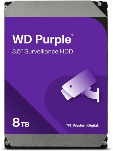 Wd 8Tb Purple WD85PURZ 5400RPM 256MB 7x24 Güvenlik Harddisk (Resmi Distribitör Ürünü) - WESTERN DIGITAL