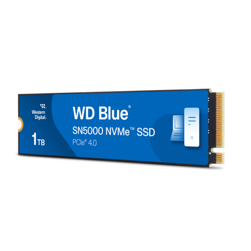 WD Blue SN5000, WDS100T4B0E, 1TB, 5150/4900, Gen4, NVMe PCIe M.2 2280, SSD - Western Digital