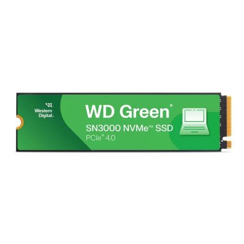 WD Green SN3000, WDS100T4G0E, 1TB, 5000/4200, Gen4, NVMe PCIe M.2 2280, SSD - Western Digital