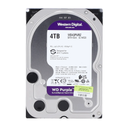 WD PURPLE, WD43PURZ, 3.5", 4TB, 256Mb, 5400 Rpm, 7/24 Güvenlik, HDD (Türkiye Distribütörü Garantili) - 1