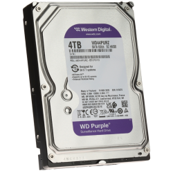 WD PURPLE WD44PURZ 3,5" 4TB, 128Mb, 5400 Rpm, 7/24 Güvenlik HDD (Türkiye Distribütörü Garantili) - 1