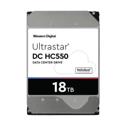 WD ULTRASTAR, WUH721818ALE6L4, 3.5", 18TB, 512Mb, 7200 Rpm, 7/24 Enterprise, DATA CENTER-GÜVENLİK-NAS-SERVER, HDD (DC HC550) (0F38459) (Türkiye Distribütörü Garantili) - 1