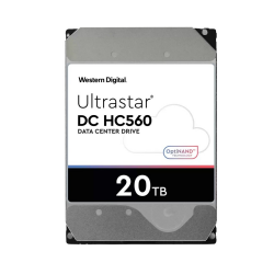 WD ULTRASTAR, WUH722020BLE6L4, 3.5", 20TB, 512Mb, 7200 Rpm, 7/24 Enterprise, DATA CENTER-GÜVENLİK-NAS-SERVER, HDD (DC HC560) (0F38785) (Türkiye Distribütörü Garantili) - 1