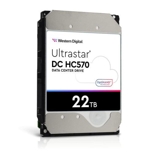WD ULTRASTAR, WUH722222ALE6L4, 3.5", 22TB, 512Mb, 7200 Rpm, 7/24 Enterprise, DATA CENTER-GÜVENLİK-NAS-SERVER, HDD (DC HC570) (0F48155) (Türkiye Distribütörü Garantili) - Western Digital