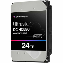WD ULTRASTAR, WUH722424ALE6L4, 3.5", 24TB, 512Mb, 7200 Rpm, 7/24 Enterprise, DATA CENTER-GÜVENLİK-NAS-SERVER, HDD (DC HC580) (0F62796) (Türkiye Distribütörü Garantili) - 1