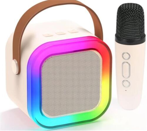 WowKids SY13 İki Mikrofonlu Pembe Karaoke Speaker - 1