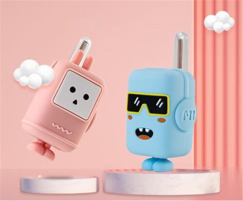 WowKids XJ16 Rechargeable Çocuk Walkie Talkie 1 Km Pink-Blue PmrTelsiz - WOWKİDS