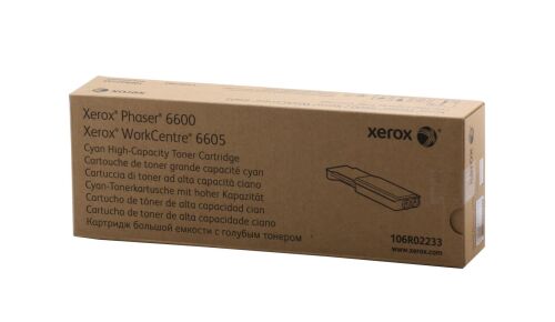 Xerox 106R02233 Phaser 6600-6605 Yüksek Kapasite Cyan Mavi Toner - 1