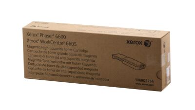 Xerox 106R02234 Phaser 6600-6605 Yüksek Kapasite Magenta Kırmızı Toner - 1