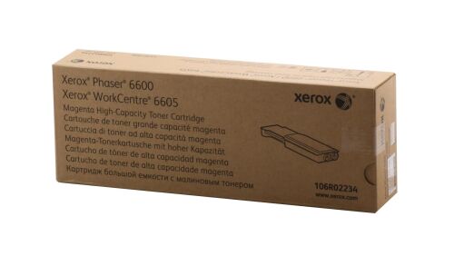 Xerox 106R02234 Phaser 6600-6605 Yüksek Kapasite Magenta Kırmızı Toner - XEROX