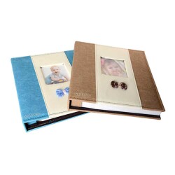 Yapışkanlı 20 Yaprak Deri Fotoğraf Albümü 23x26cm - 2