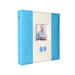 Yapışkanlı 20 Yaprak Deri Fotoğraf Albümü 23x26cm - 5