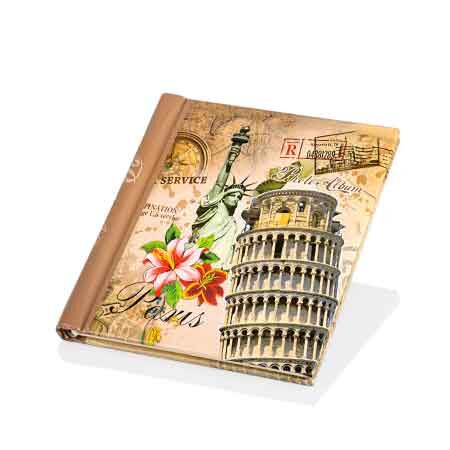 Yapışkanlı 20 Yaprak Nostaljik Fotoğraf Albüm - 24x29cm - 10