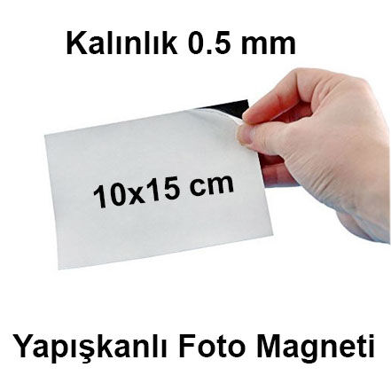 Yapışkanlı Fotoğraf Magneti 10x15 cm - OFİSOMİ-S