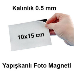 Yapışkanlı Fotoğraf Magneti 10x15 cm - 1