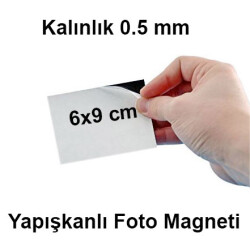 Yapışkanlı Fotoğraf Magneti 6x9 cm - 1