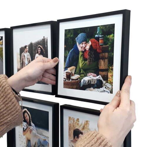Yapışkanlı Sök Tak Klasik Kare Çerçeveler - 3'lü Paket - 1