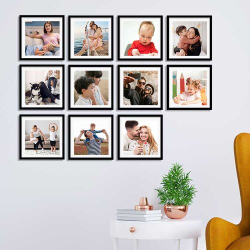 Yapışkanlı Sök Tak Klasik Kare Çerçeveler - 3'lü Paket - 25