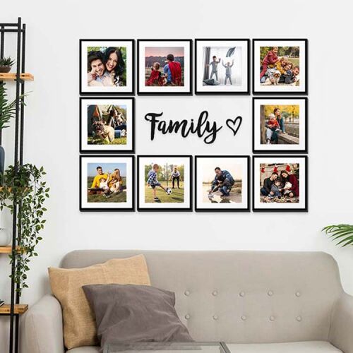 Yapışkanlı Sök Tak Klasik Kare Çerçeveler - 3'lü Paket - 27