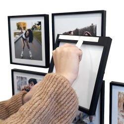 Yapışkanlı Sök Tak Klasik Kare Çerçeveler - 3'lü Paket - 2