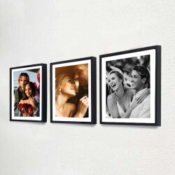 Yapışkanlı Sök Tak Klasik Kare Çerçeveler - 3'lü Paket - 23