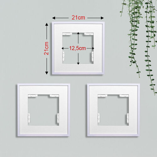 Yapışkanlı Sök Tak Paspartulu Klasik Kare Çerçeveler - 3'lü paket - 24