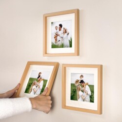 Yapışkanlı Sök Tak Paspartulu Klasik Kare Çerçeveler - 3'lü paket - 2