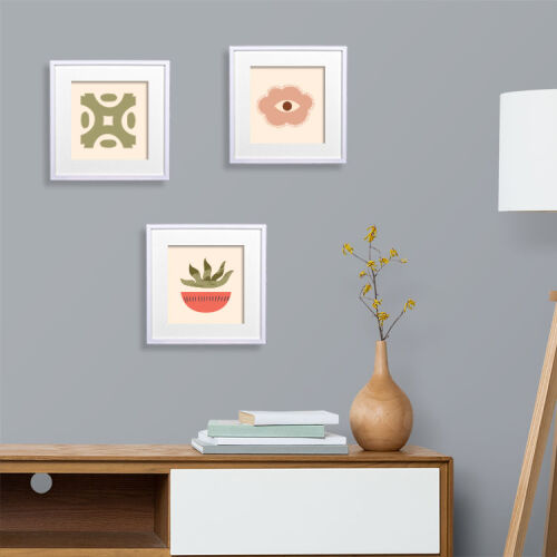 Yapışkanlı Sök Tak Paspartulu Klasik Kare Çerçeveler - 3'lü paket - 27