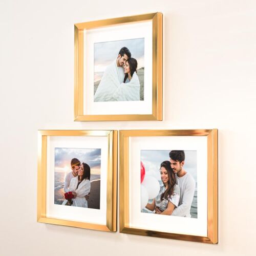 Yapışkanlı Sök Tak Paspartulu Klasik Kare Çerçeveler - 3'lü paket - 20