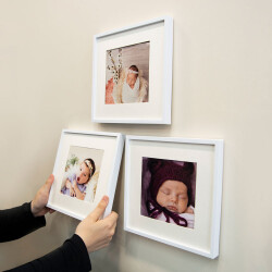 Yapışkanlı Sök Tak Paspartulu Klasik Kare Çerçeveler - 3'lü paket - 7