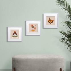 Yapışkanlı Sök Tak Paspartulu Klasik Kare Çerçeveler - 3'lü paket - 12