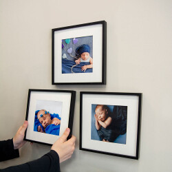 Yapışkanlı Sök Tak Paspartulu Klasik Kare Çerçeveler - 3'lü paket - 13