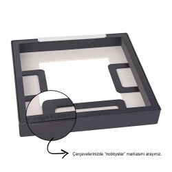 Yapışkanlı Sök Tak Paspartulu Pola Çerçeveler - 3'lü Paket - 56