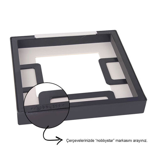 Yapışkanlı Sök Tak Paspartulu Pola Çerçeveler - 3'lü Paket - 56