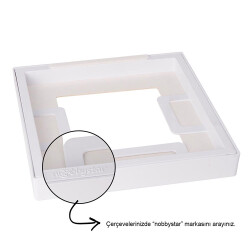 Yapışkanlı Sök Tak Paspartulu Pola Çerçeveler - 3'lü Paket - 57