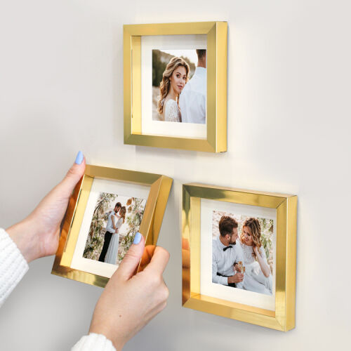 Yapışkanlı Sök Tak Paspartulu Pola Çerçeveler - 3'lü Paket - 1