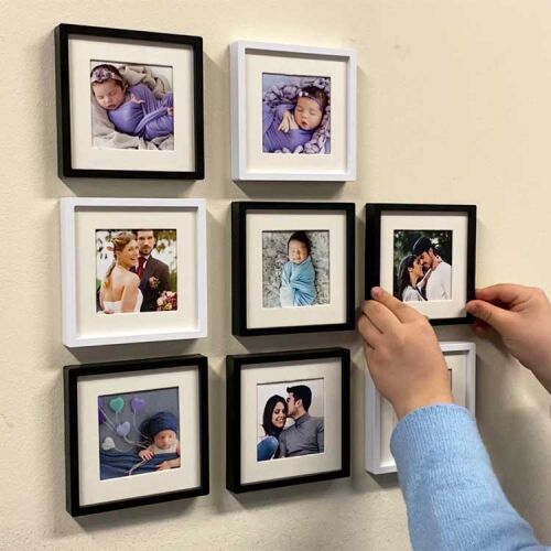 Yapışkanlı Sök Tak Paspartulu Pola Çerçeveler - 3'lü Paket - 4