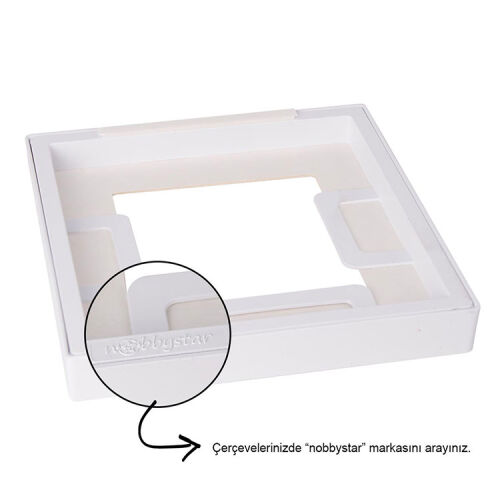 Yapışkanlı Sök Tak Paspartulu Pola Çerçeveler - 3'lü Paket - 55