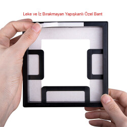 Yapışkanlı Sök Tak Paspartulu Pola Çerçeveler - 3'lü Paket - 61