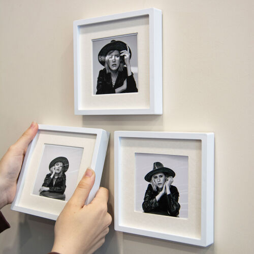 Yapışkanlı Sök Tak Paspartulu Pola Çerçeveler - 3'lü Paket - 46