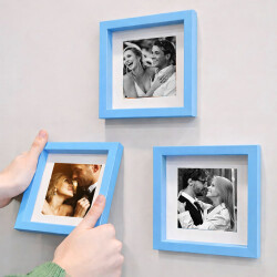 Yapışkanlı Sök Tak Paspartulu Pola Çerçeveler - 3'lü Paket - 55