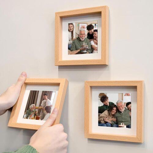 Yapışkanlı Sök Tak Paspartulu Pola Çerçeveler - 3'lü Paket - 62