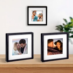 Yapışkanlı Sök Tak Paspartulu Pola Çerçeveler - 3'lü Paket - 11