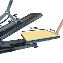 Yarı Otomatik Hidrolik Düz Isı Transfer Baskı Makinesi - 40x50cm - 2