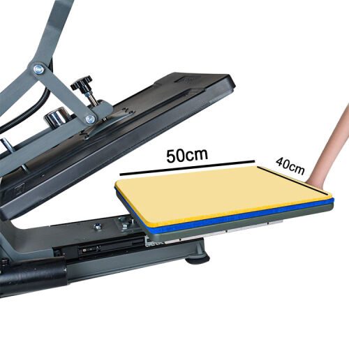 Yarı Otomatik Hidrolik Düz Isı Transfer Baskı Makinesi - 40x50cm - OFİSOMİ-T (1)