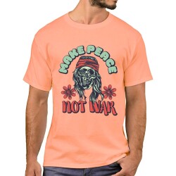 Yavruağzı Unisex T-Shirt %100 Pamuklu - 2