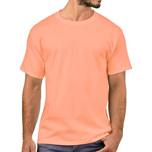 Yavruağzı Unisex T-Shirt %100 Pamuklu - 5